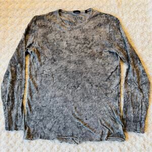 ATM Anthony Thomas Melillo Mens Slub Jersey Destroyed Wash Long Sleeve T Shirt M